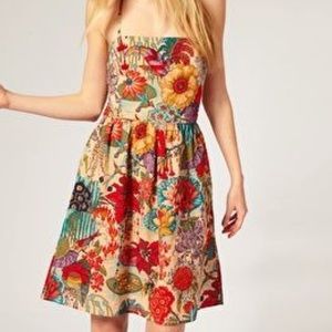 Vintage Paisley FC72 Tie Back Dress